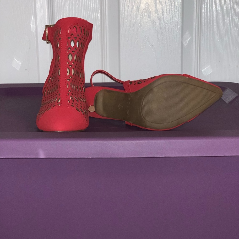 Red Booties - Picture 3 of 3